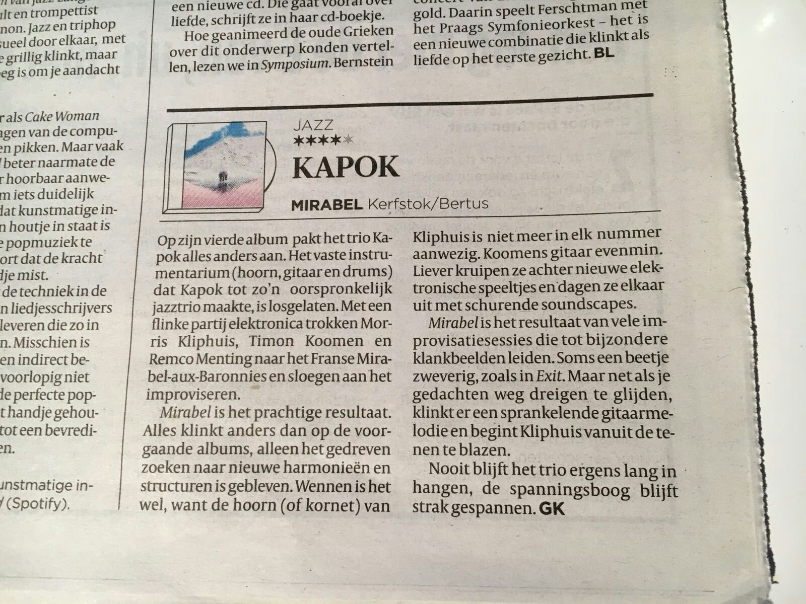 kapok mirabel volkskrant 2018
