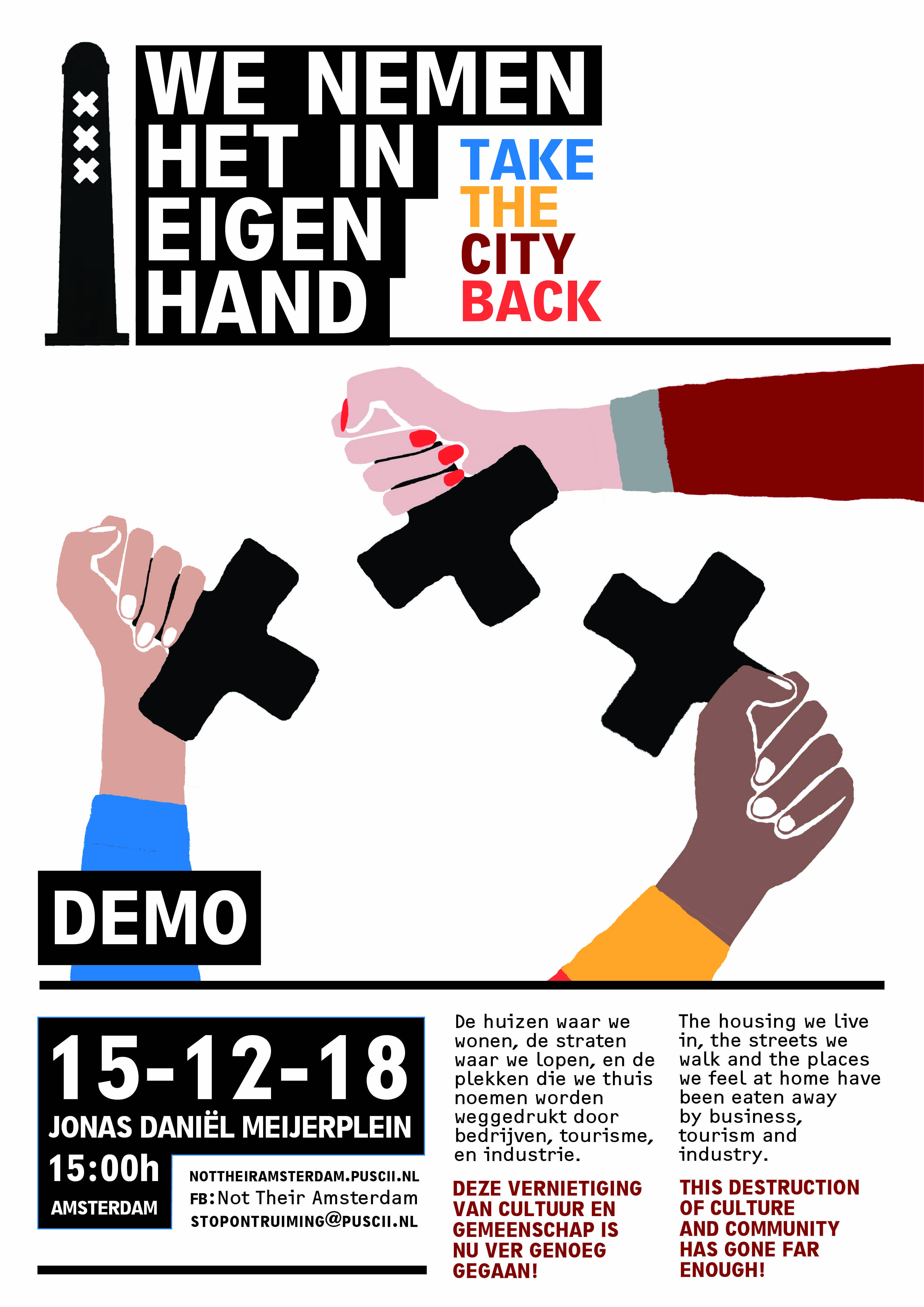 we take the city back 15.12.2018 15u jonas daniel meijerplein